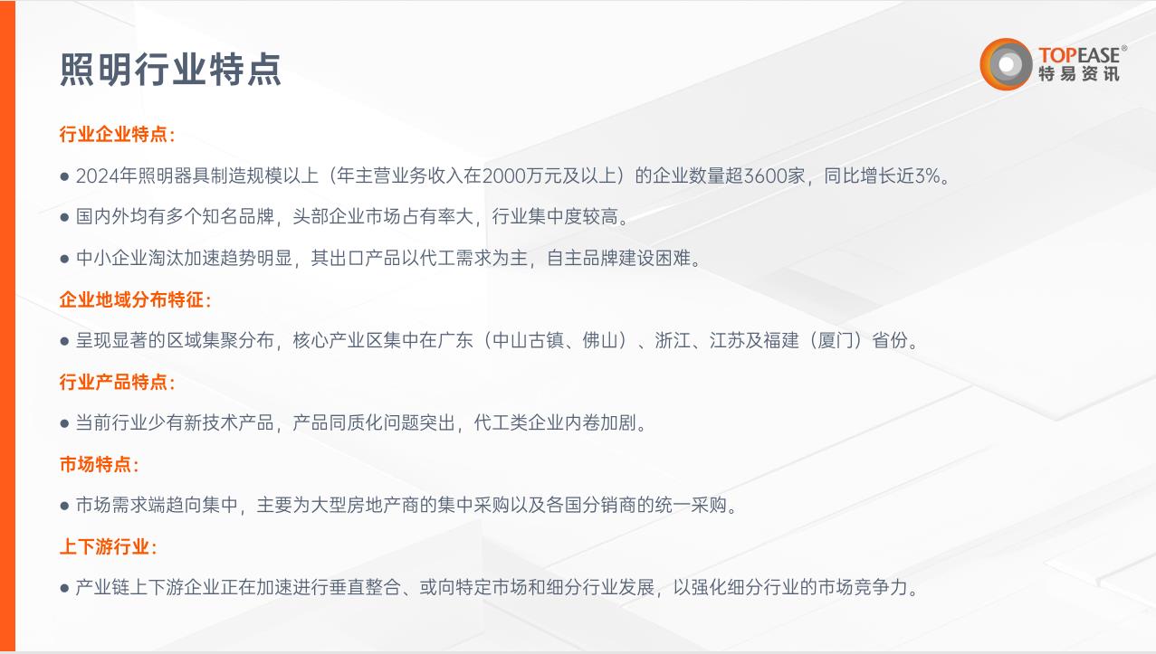 照明行业进出口解决方案-特易资讯