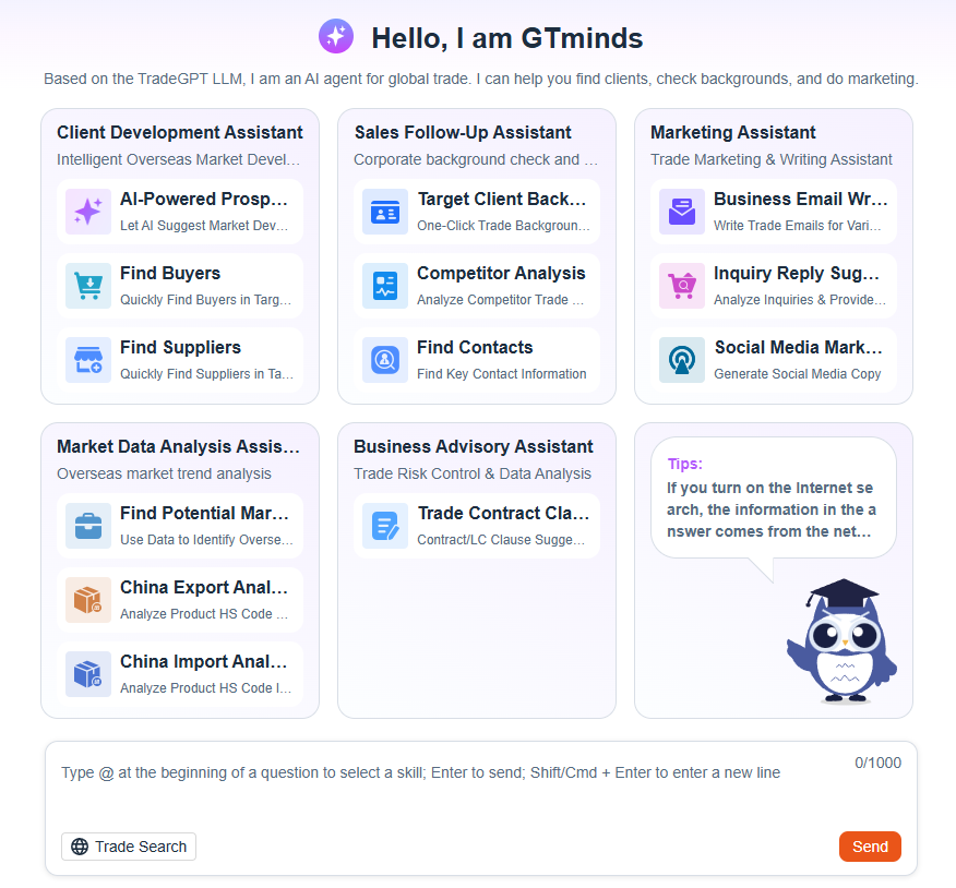 AI Assistant for Global Trade
