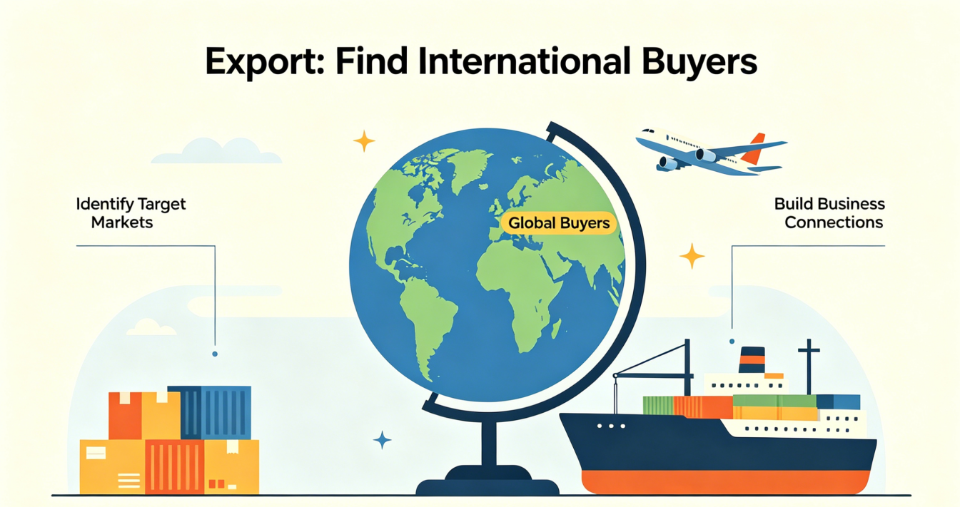 find international buyers