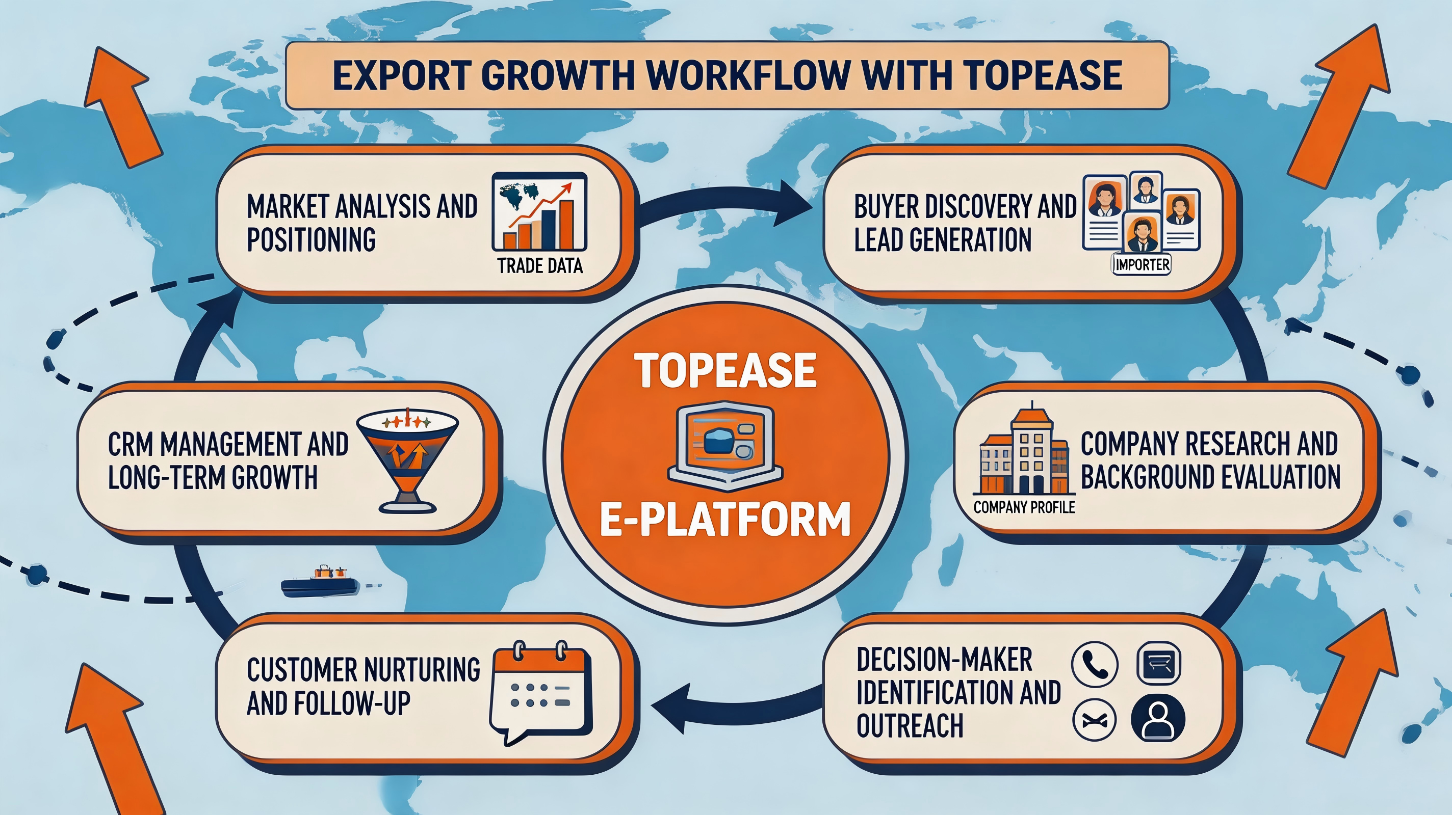 export growth with Topease