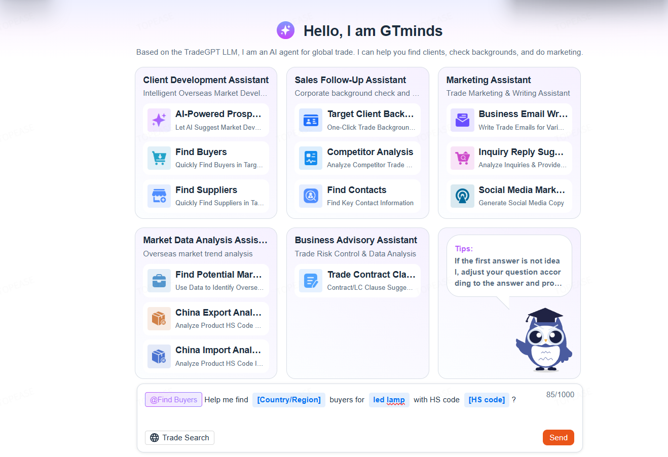 AI Assistant for Global Trade