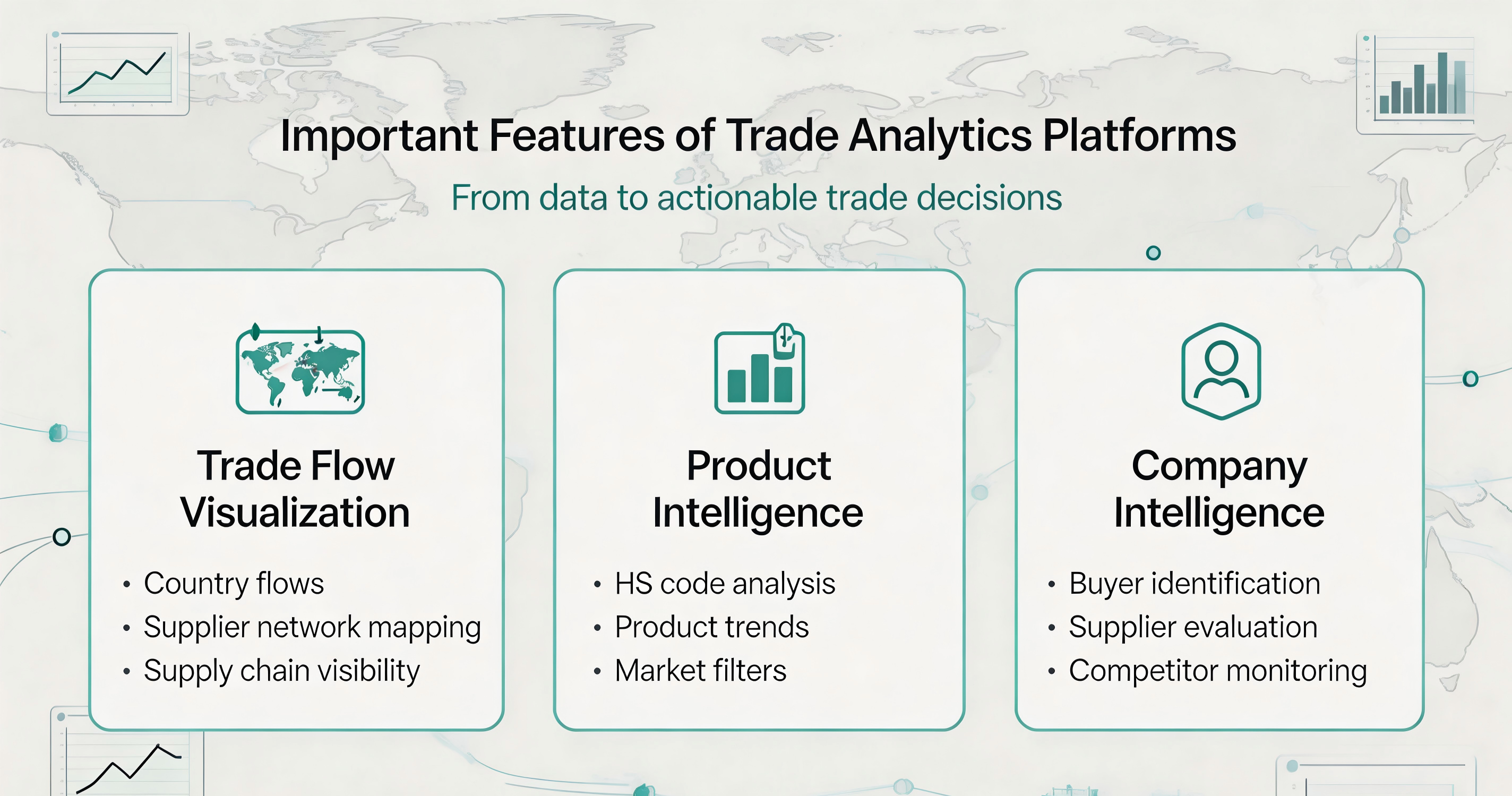 important features of trade analytics platform
